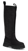 High Leather Boots 38024 Sort