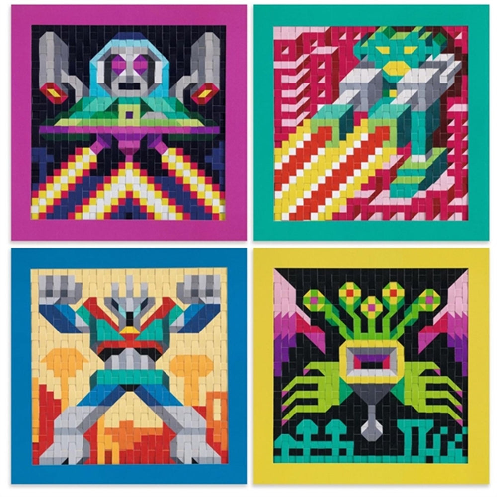 Køb Djeco Kreativ Papir - Væv Med Pixels