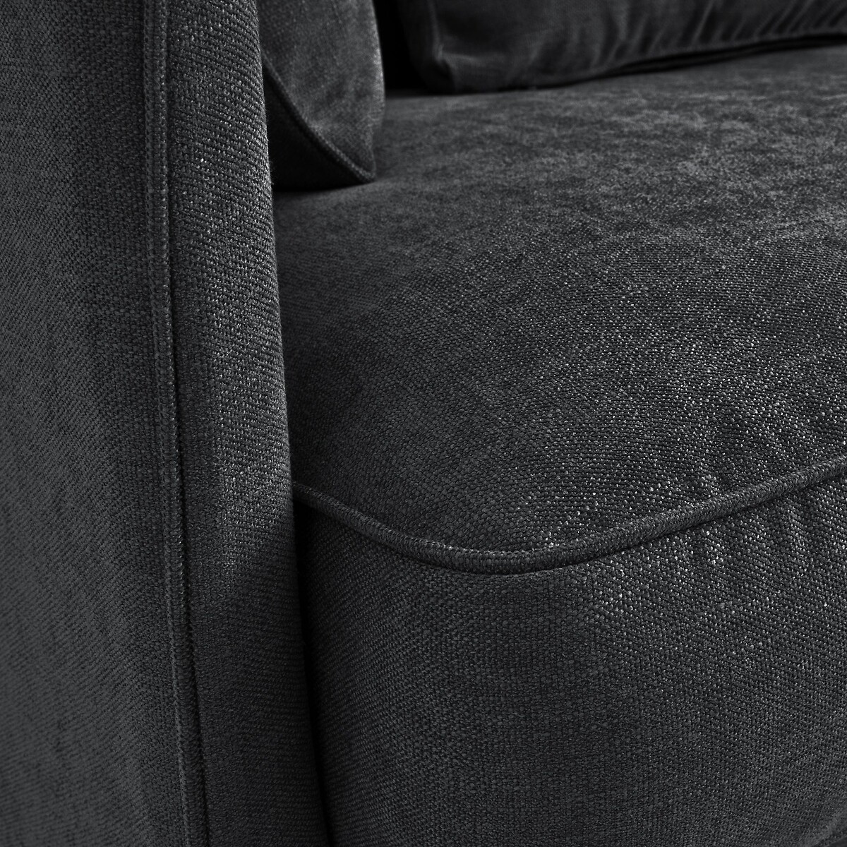 AM.PM<br>Sofá de canto em viscose-poliéster, Lazare