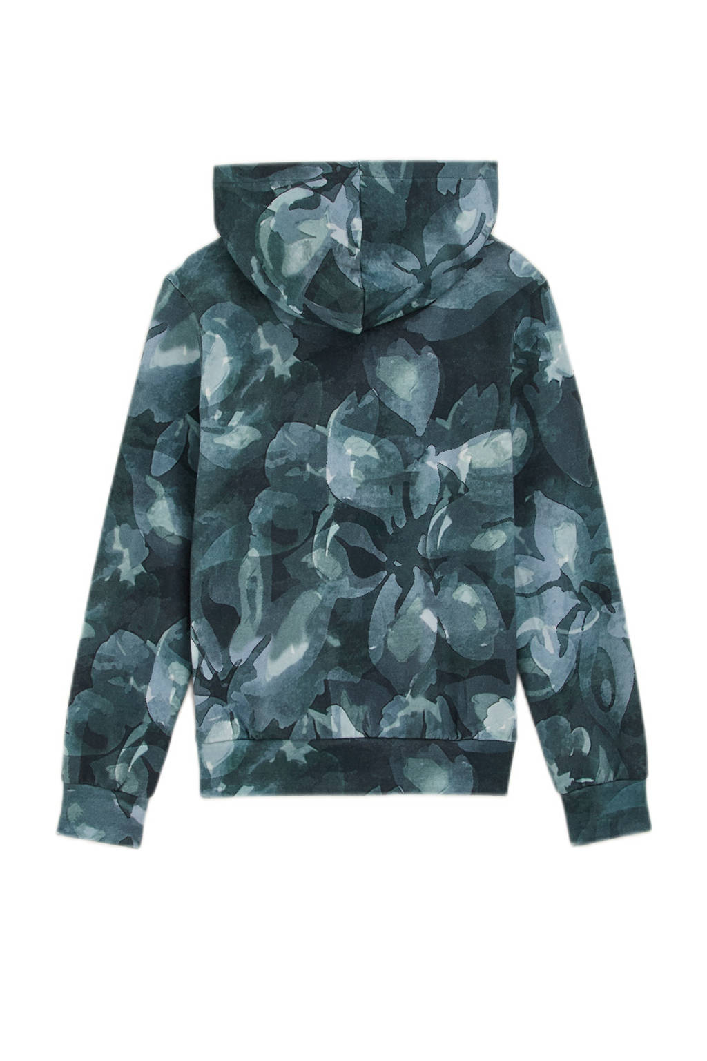WE Fashion sweater met all over print blauw/petrol/multi