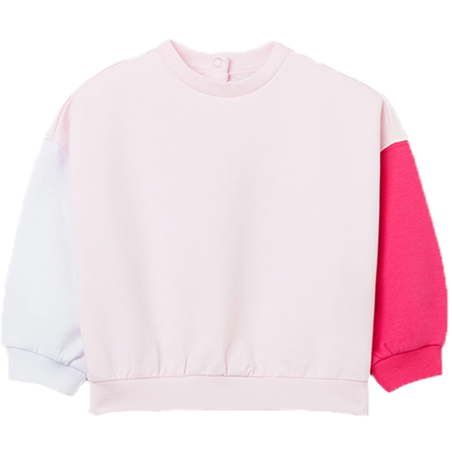OVS Sweatshirt Block Color Pink Lady