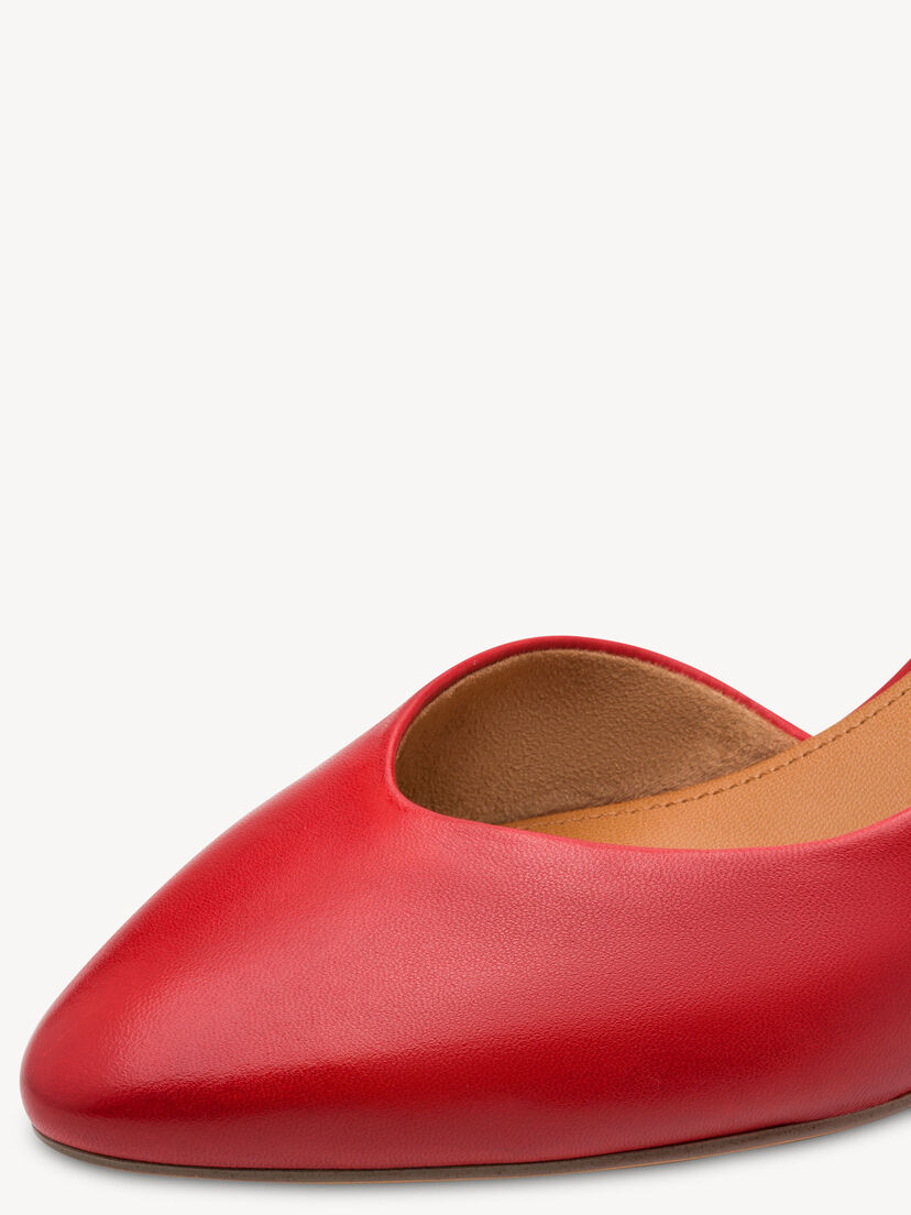 Leren Pumps - rood