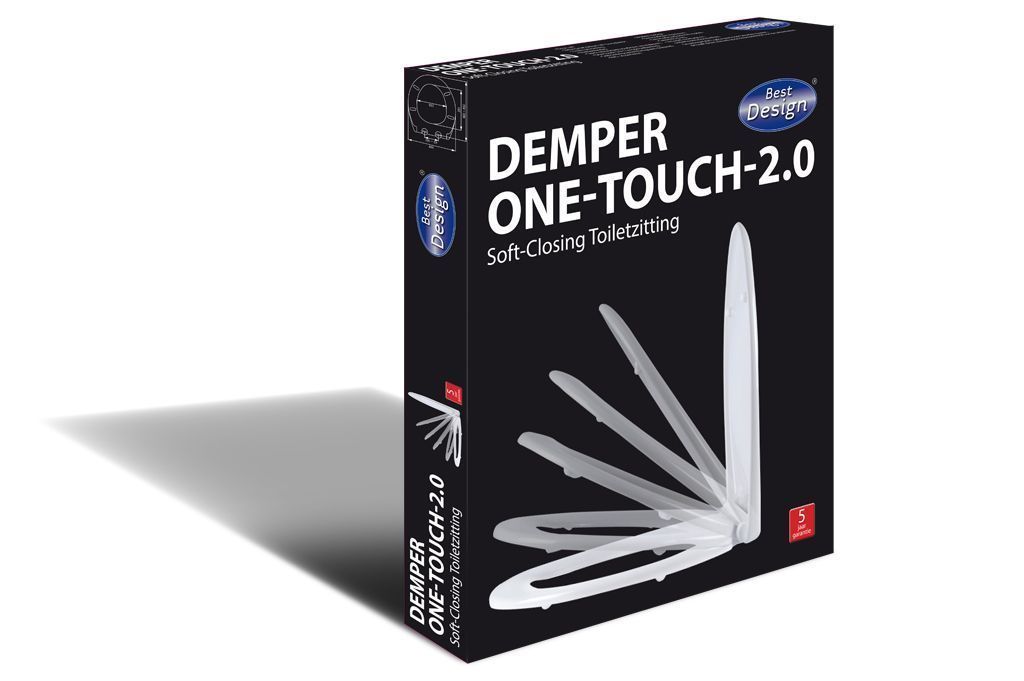 Best Design Demper One-Touch Toiletzitting softclose