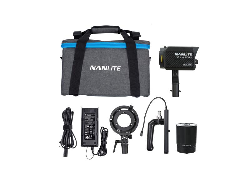 Nanlite Dauerlicht Forza 60B II Lichtstarke LED RGBLAC Spotleuchte 72W für unterwegs