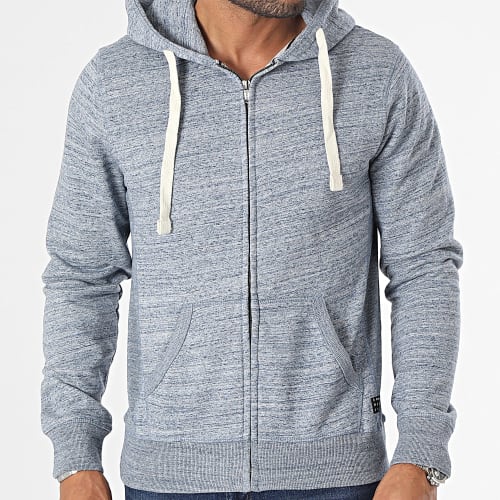 Sweat Zippé Capuche North 20706981 Bleu Clair Chiné