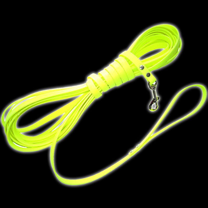 Longe en BioThane Heim, jaune fluo