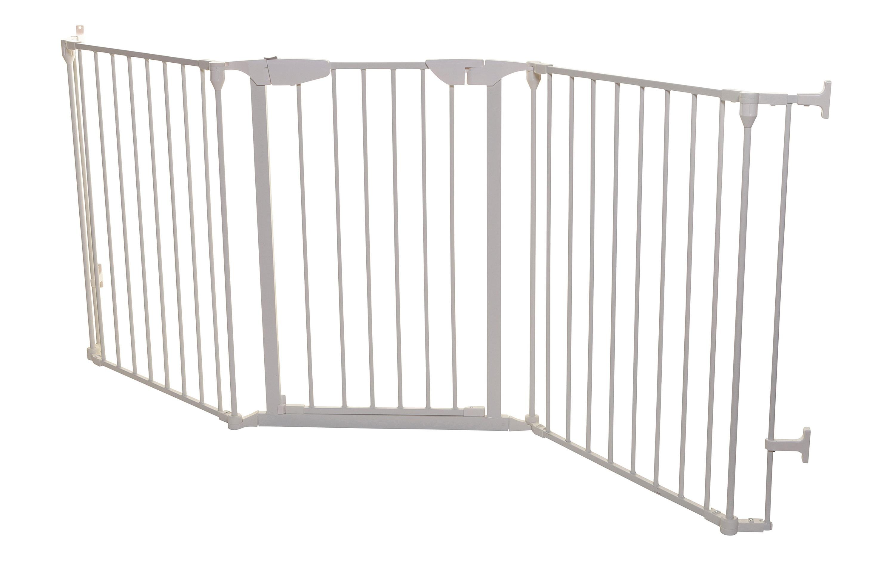 Absperrgitter Newport Weiss 85.5 cm - 200 cm<br>Barriere/Schutzgitter zum Anschrauben