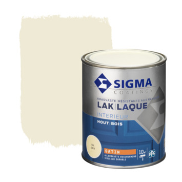 Sigma Interieur binnenlak zijdeglans RAL 1013 parelwit 750 ml