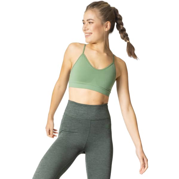 Brassière running ODLO SEAMLESS SOFT LODEN FROST - GREY MELANGE
