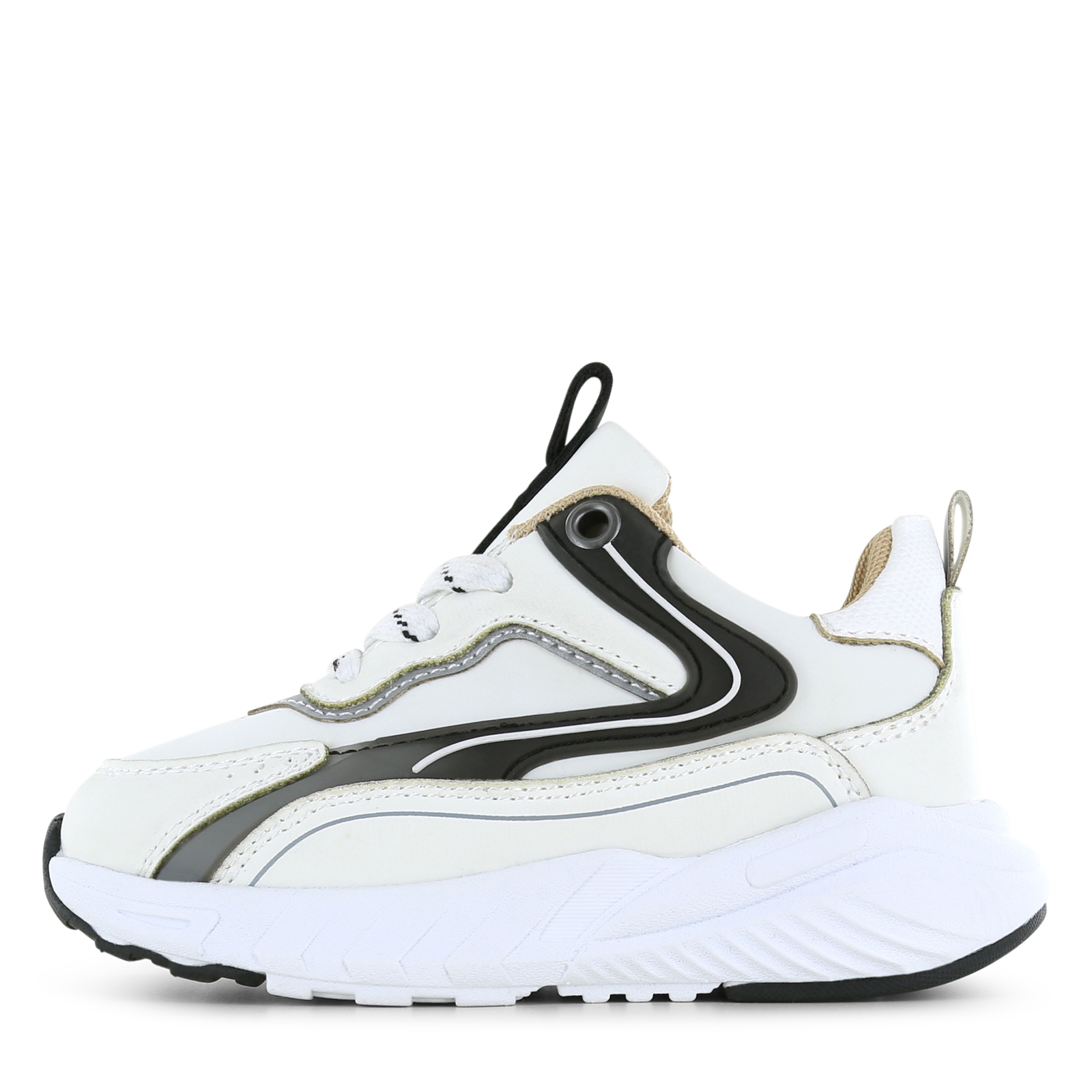 Shoesme sportlicher schwarz-weißer Sneaker