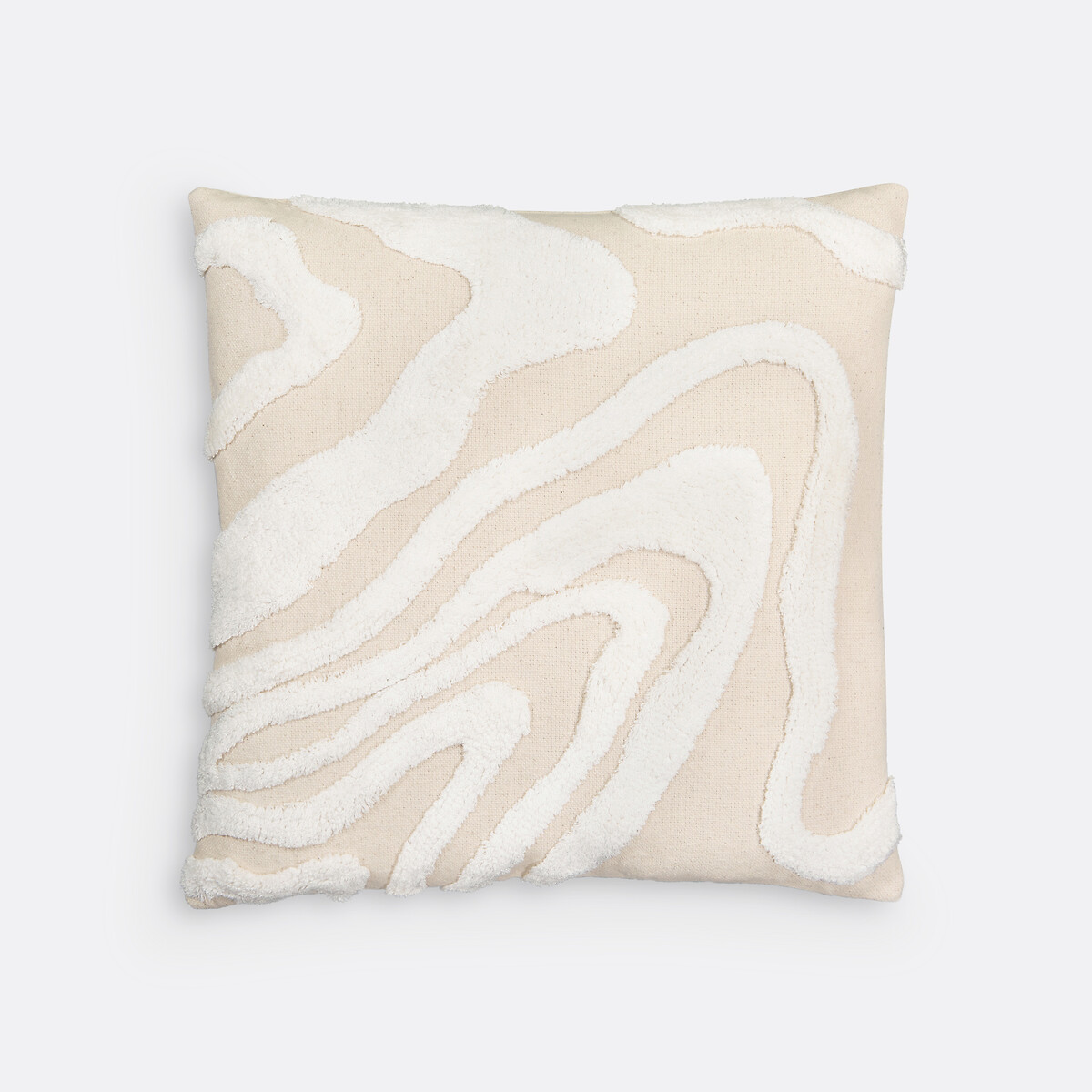 LA REDOUTE INTERIEURS<br>Capa de almofada 50x50cm, Calcário