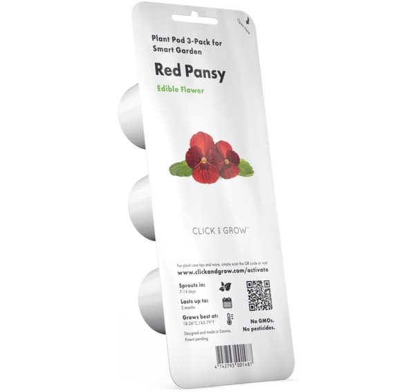 Click & Grow Smart Garden Refill Red Pansy 3stk