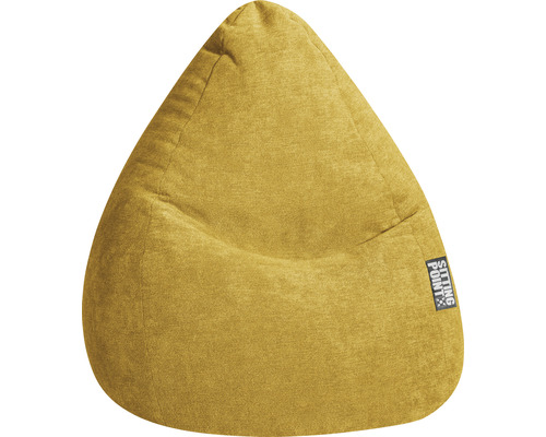 Zitzak Sitting Point Zitzak Alfa XL ca. 220 liter mosterdgeel 70x110 cm
