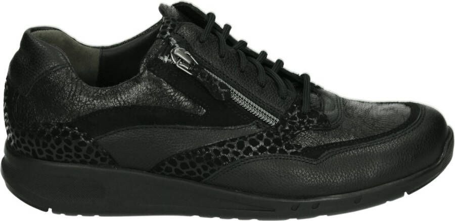 Durea 6306 H Lage sneakersDames sneakers Zwart