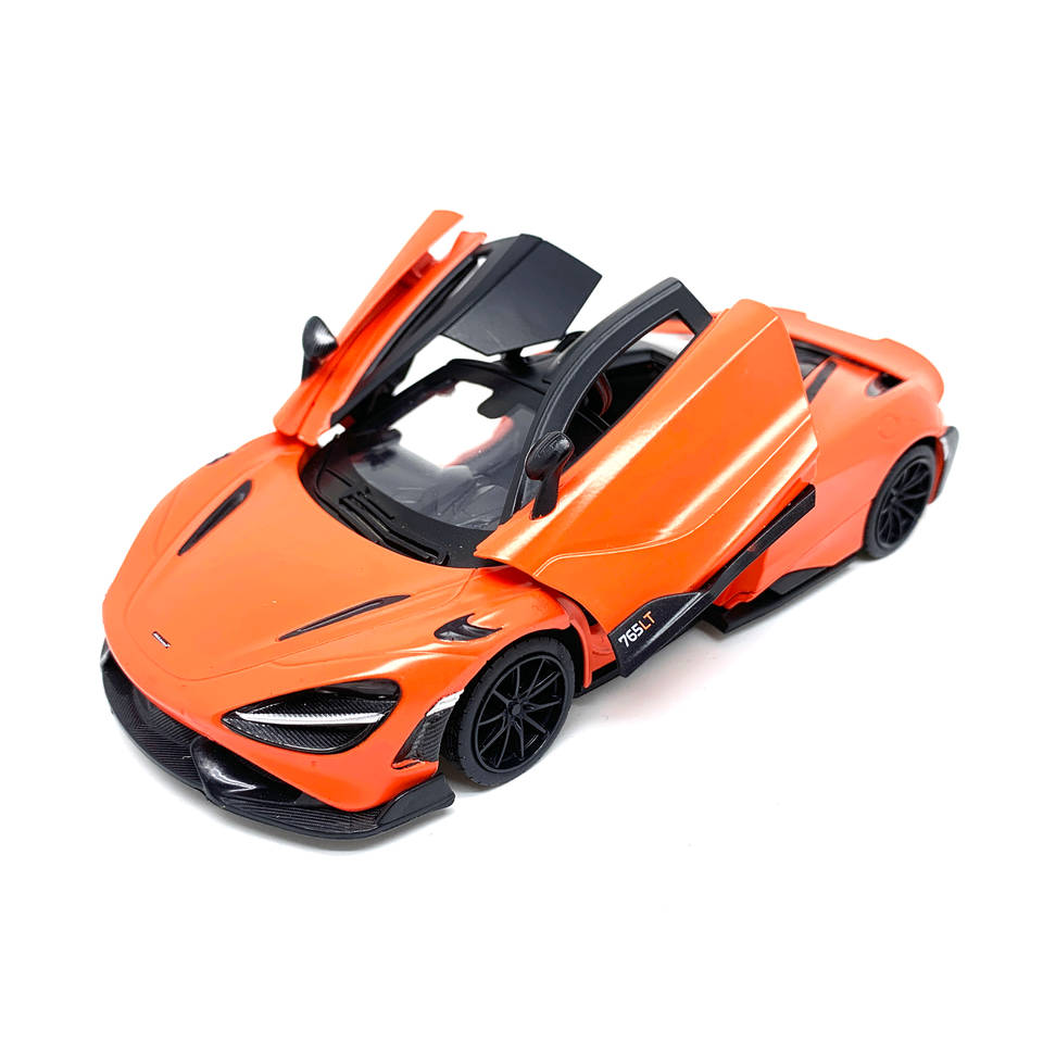 McLaren 765 LT die-cast auto met licht en geluid - 1:24