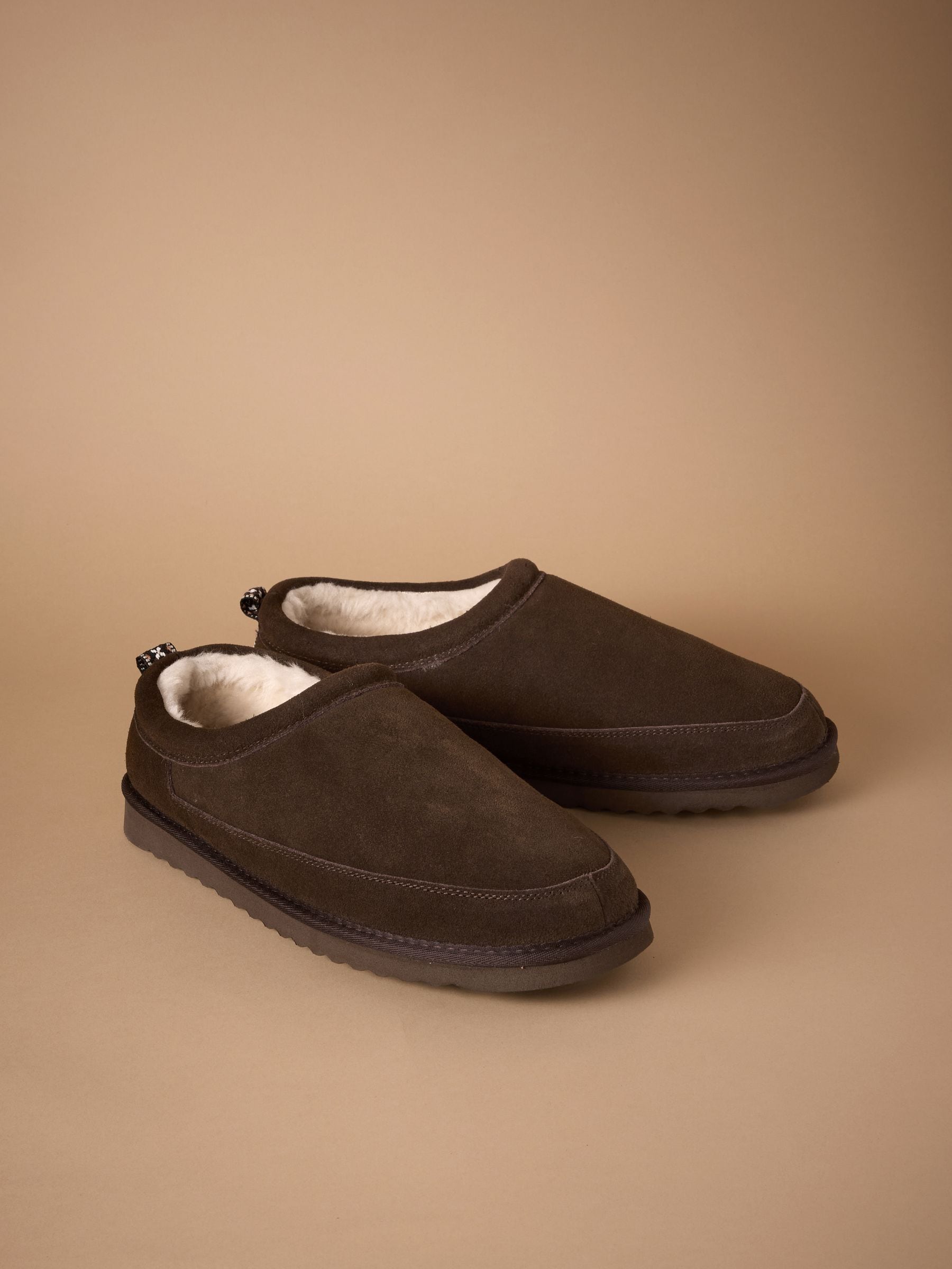 Bruin - Signature Suede Faux Fur Lined Slippers