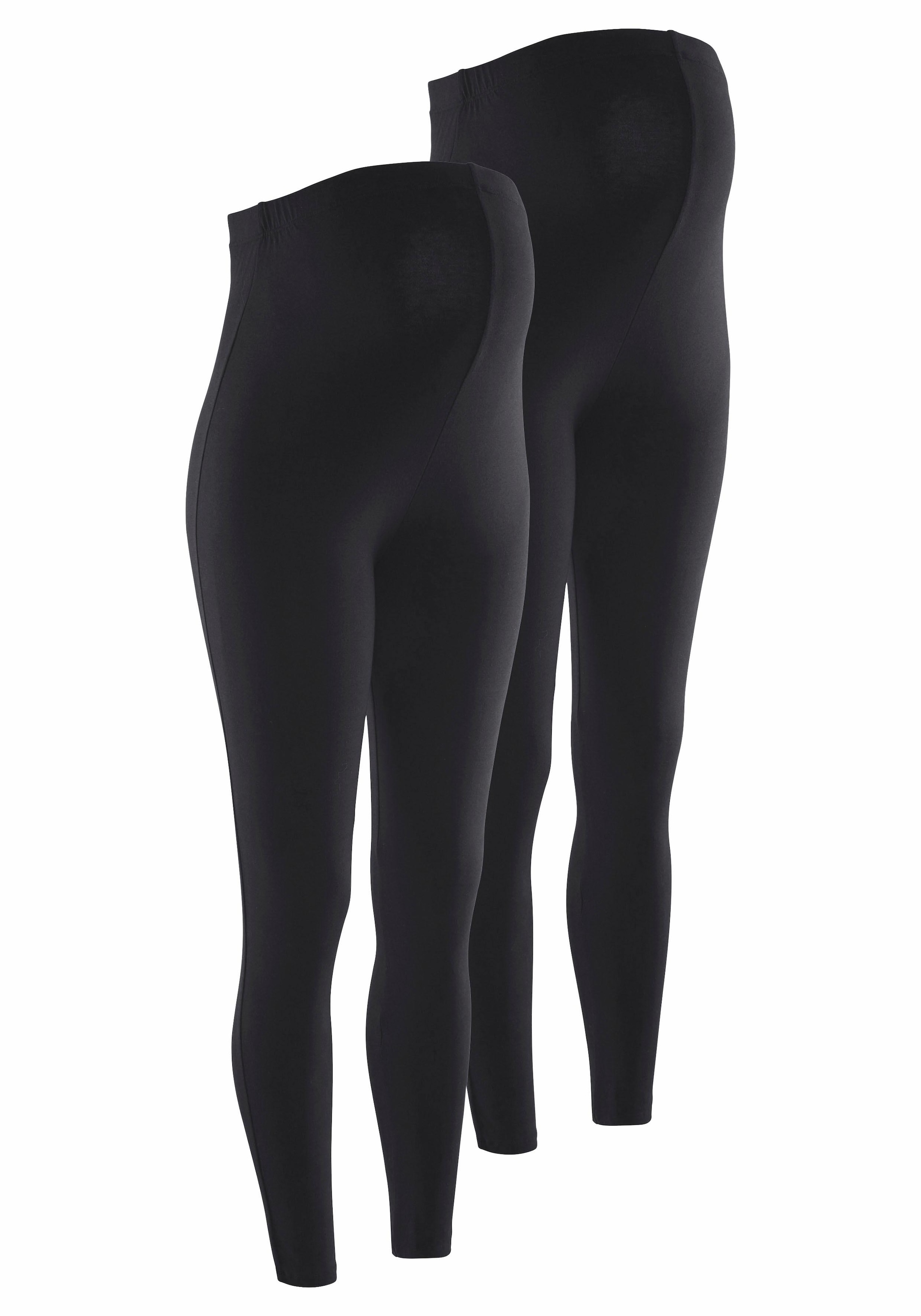 Neun Monate Umstandshose »2 Stück Umstands-Hosen für Schwangerschaft und Stillzeit«  2er Pack Leggings für Schwangerschaft & Stillzeit