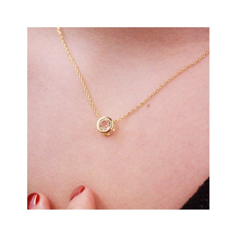Pendentifs Moon - Doré et Cristal