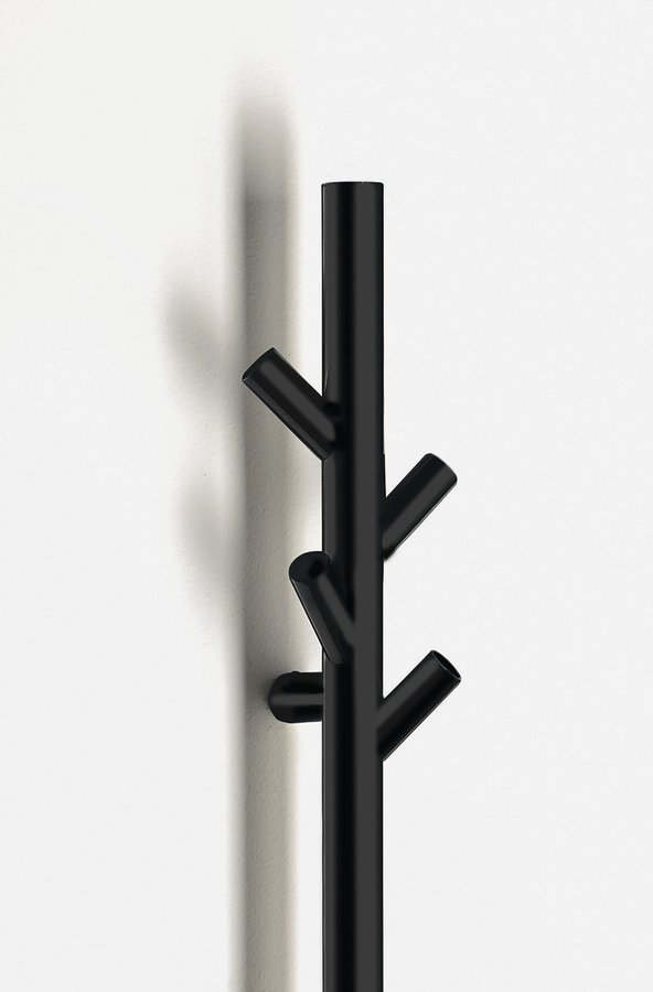 Sapho Pasador elektrische verticale radiator mat zwart 150cm 30Watt