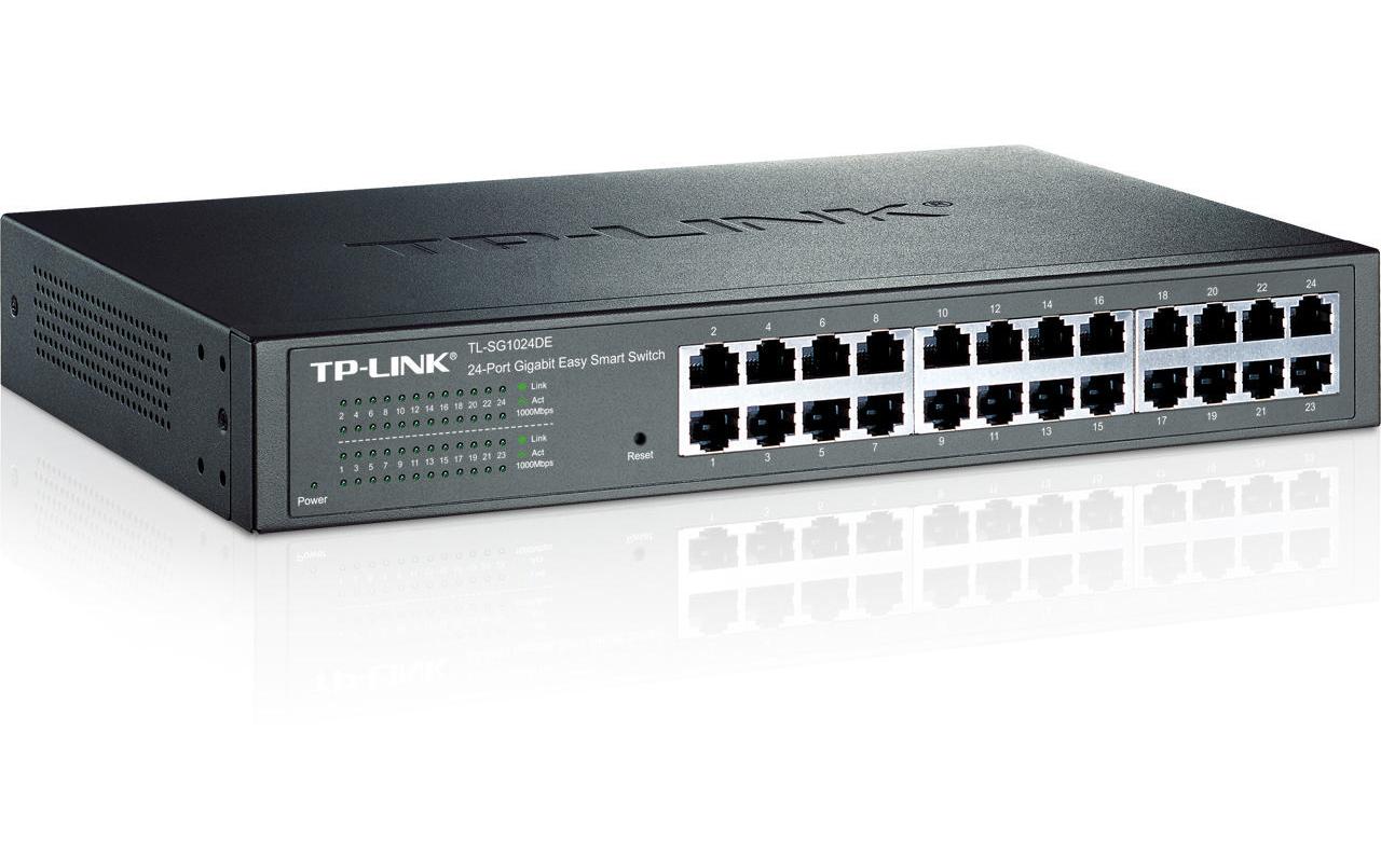 Switch Omada Easy Smart 24 x 1G Ports TL-SG1024DE 24 Port24-Port Gigabit Easy Smart Switch