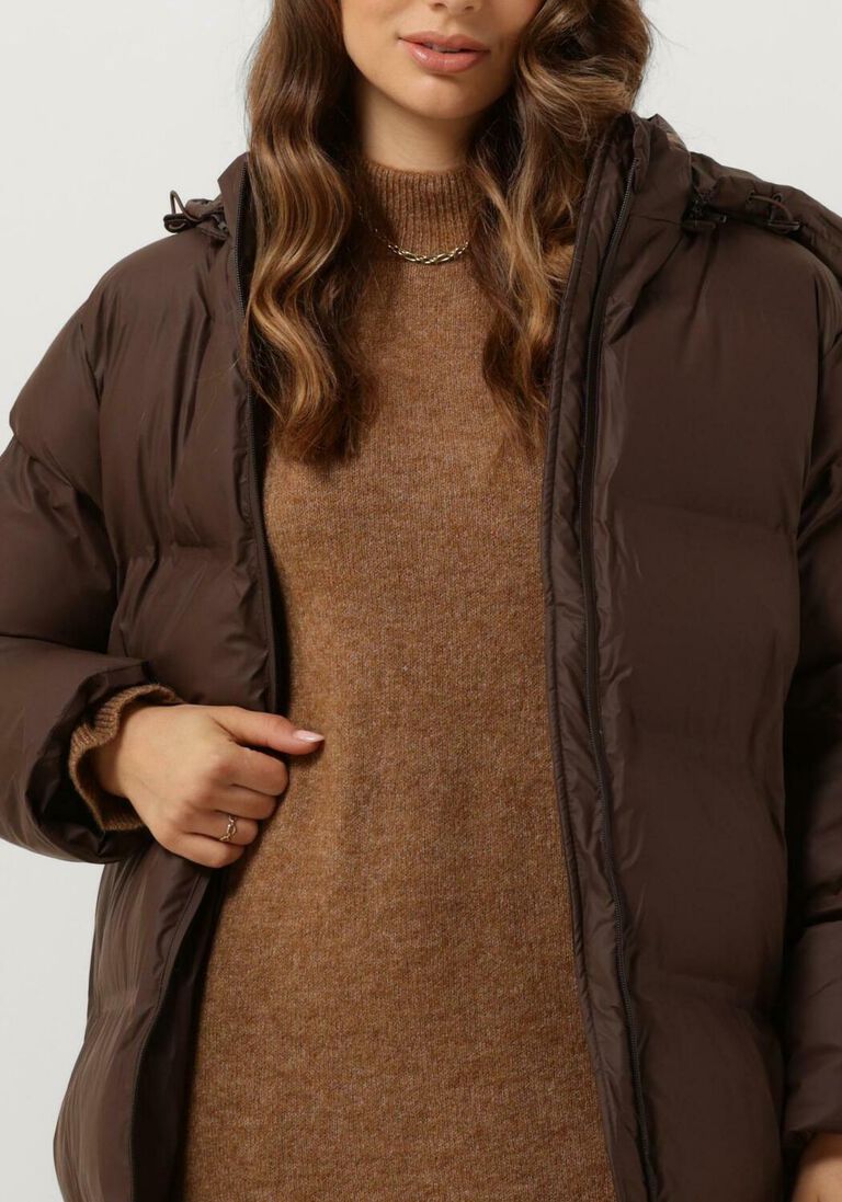 NEO NOIR bruine neo noir gewatteerde jas viviana c puffer jacket