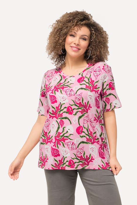T-Shirt, Meeresmotive, Classic, Rundhals, Halbarm
