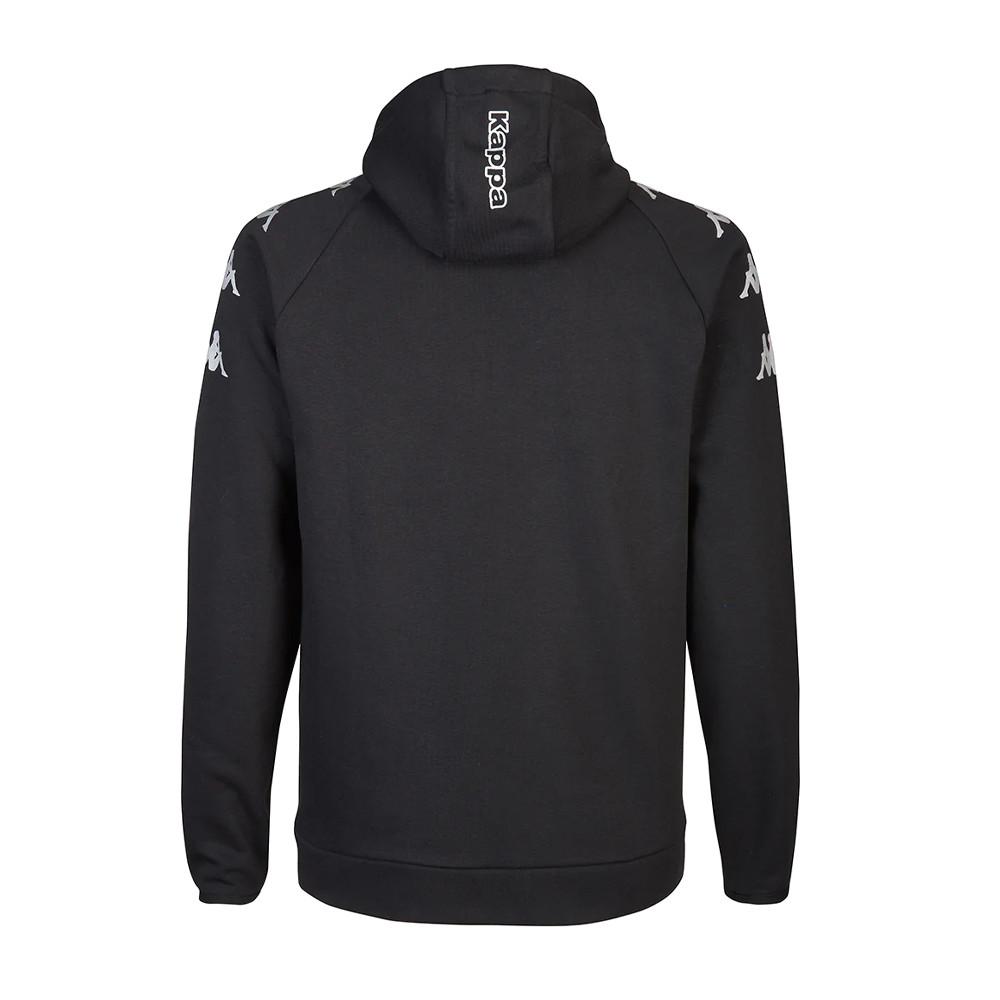 Kappa Sweat Zippé Noir Homme Kappa Divieto