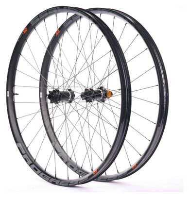 Paire de roues Progress MT Plus Nitro 27.5” | Boost 15x110/12x148 mm | 6 Trous | Shimano Microspline