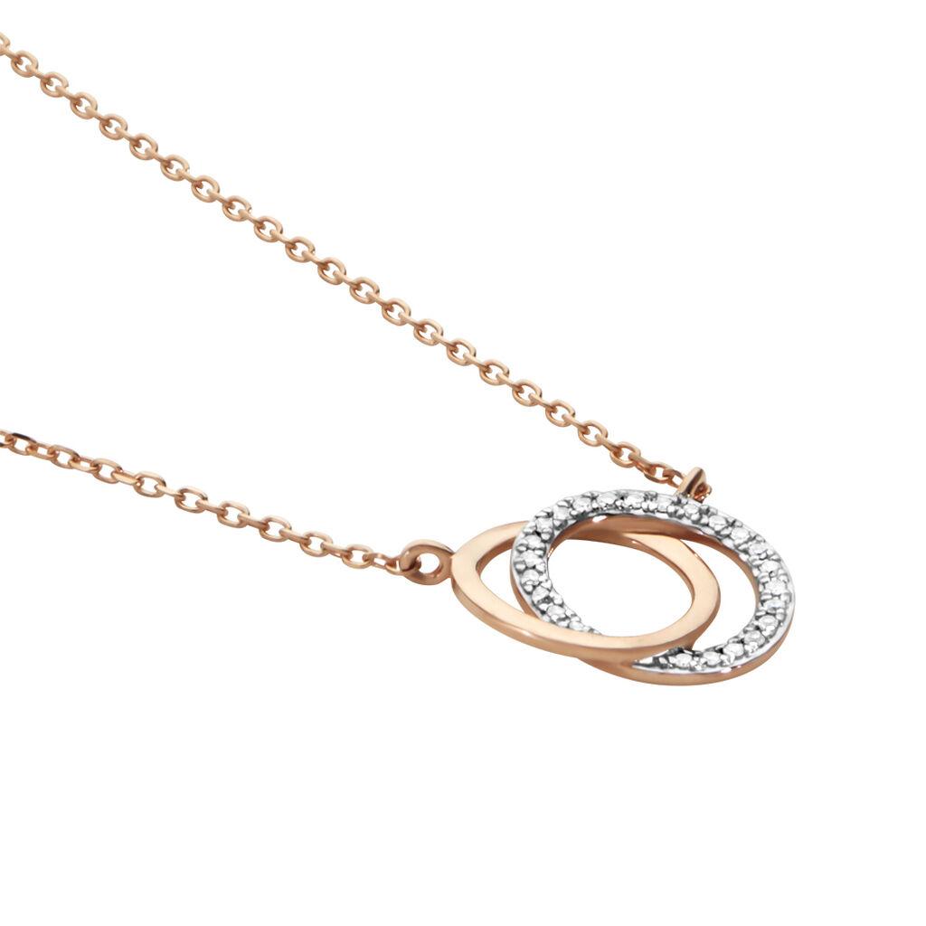 Collier Or Rose Tresha Diamants