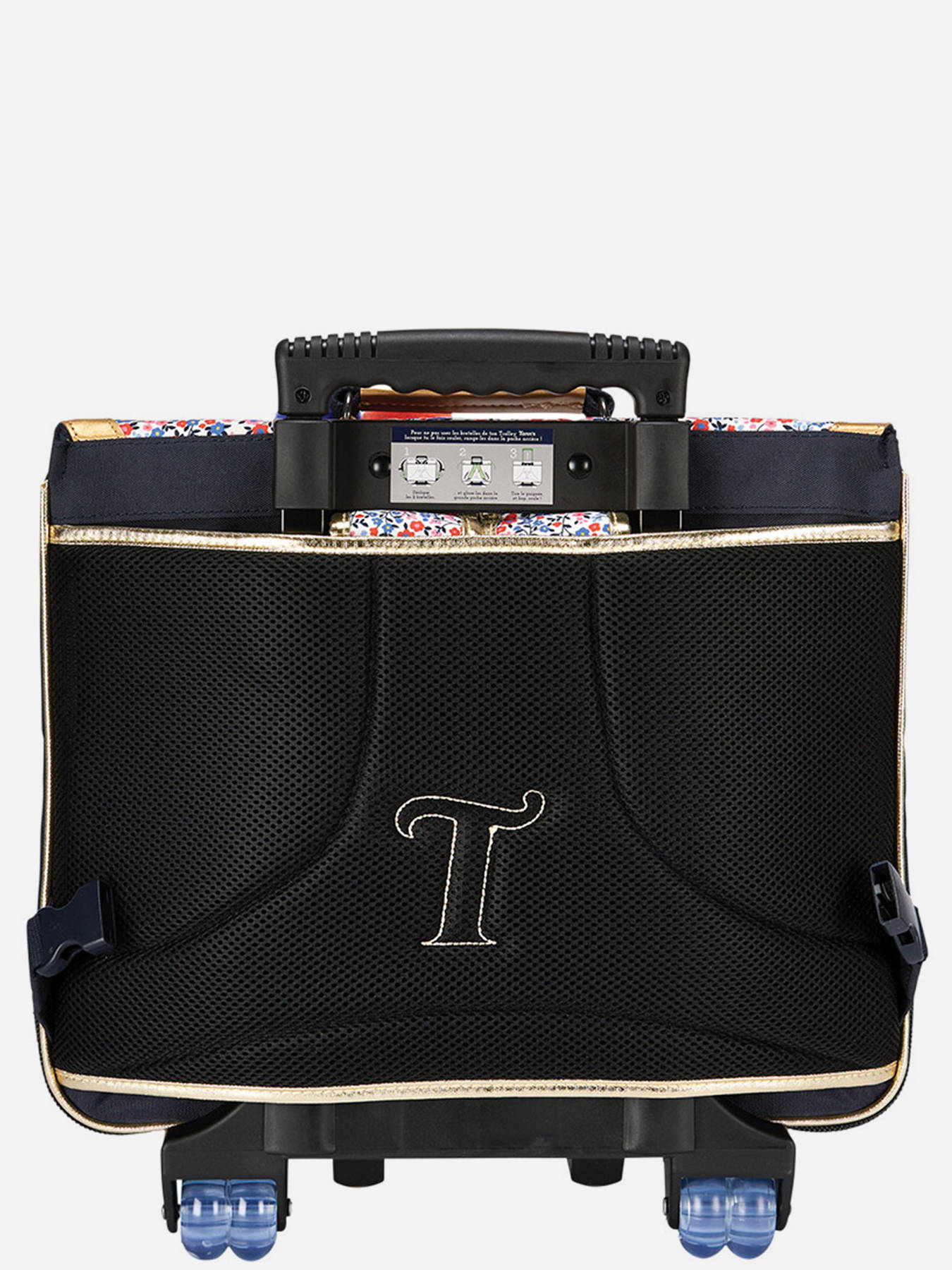 Cartable  roulettes 2 compartiments TANN'S