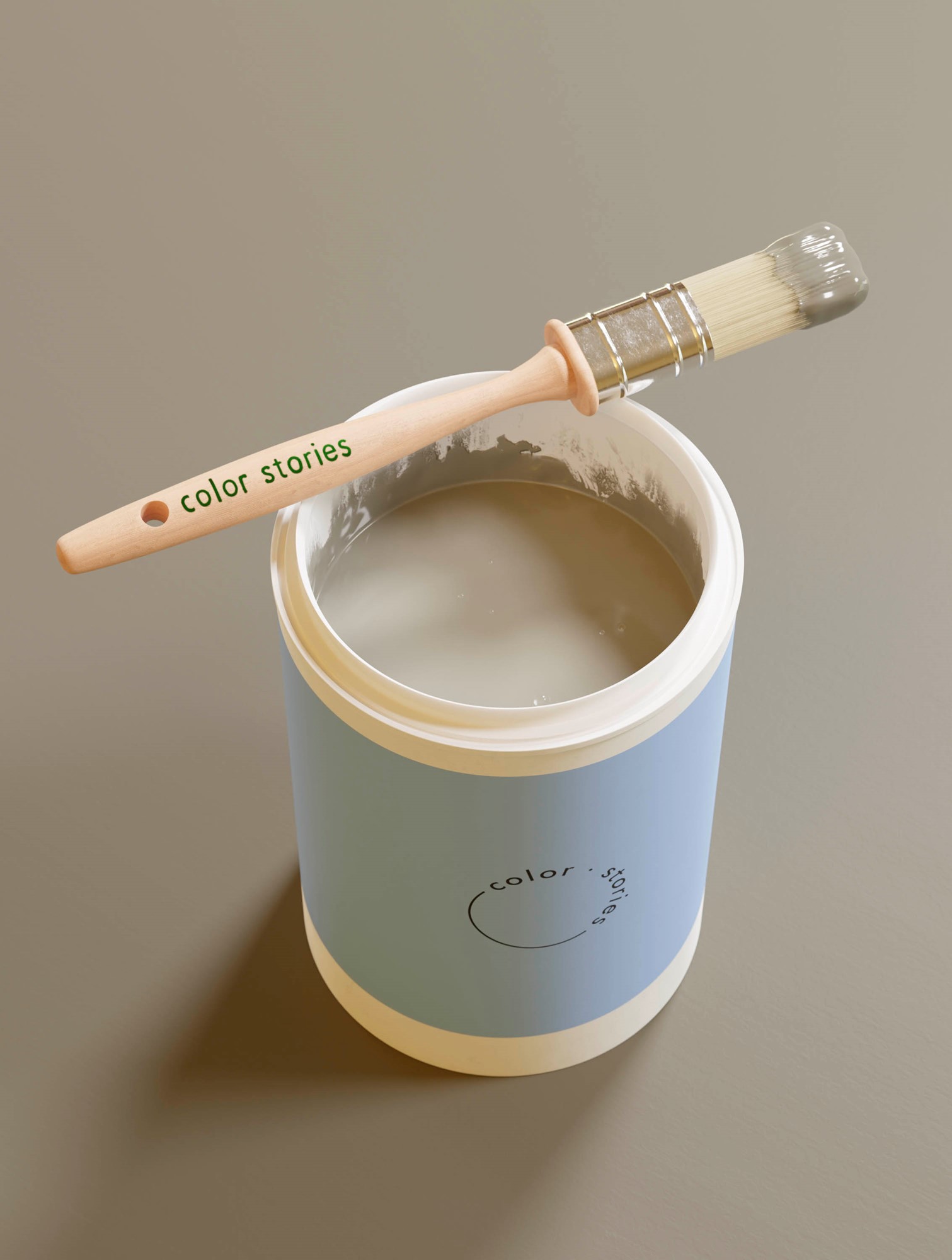 Maling Paris 900 ml | Akrylmaling. 900 ml. | Khaki | Color Stories