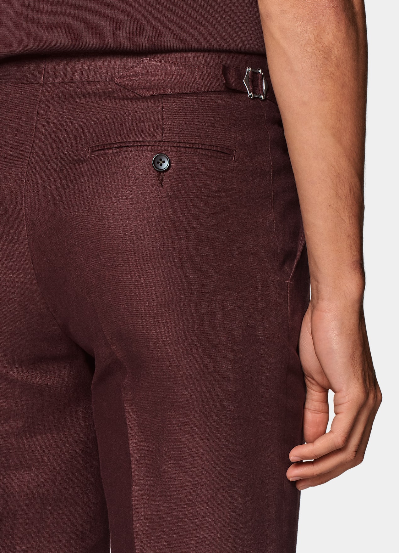 Costume Havana coupe Tailored bordeaux