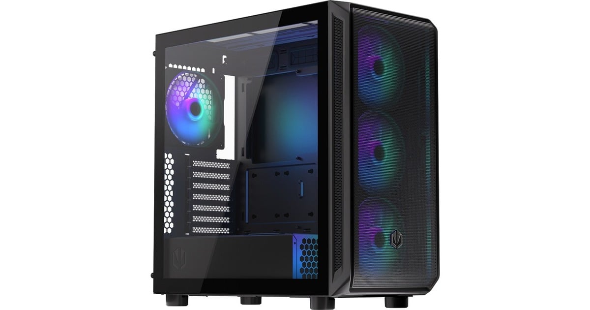 ENDORFYArx 700 ARGB midi tower behuizing  (Zwart | 2x USB-A | 1x USB-C | RGB | Window)