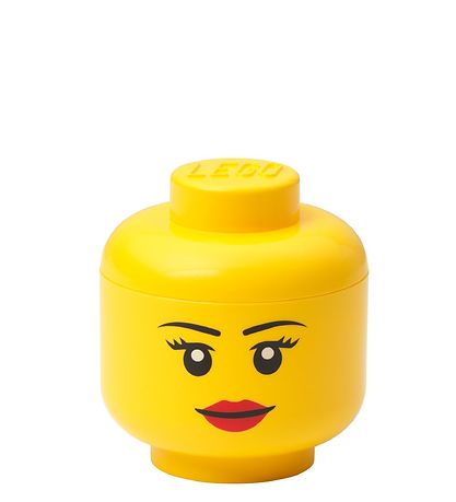LEGO? Storage Opbevaringsboks - Mini - Hoved - 12 cm - Pige
