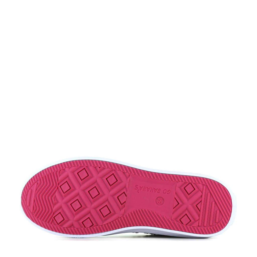 Go Banana's sneakers met pailletten silver