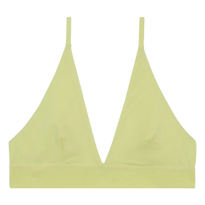 Baserange Soutien-Gorge Triangle Bambou Lyocell | Jaune pâle