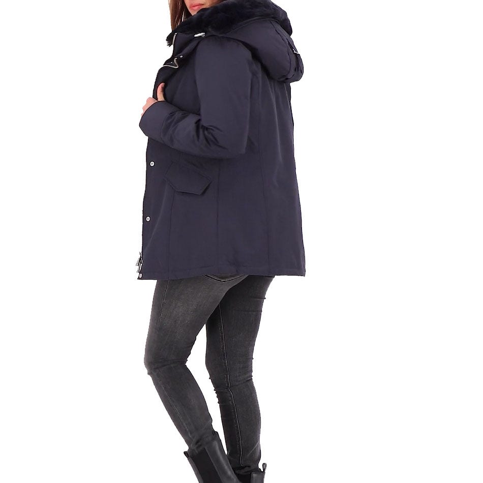 Airforce  Double Zip Parka Faux Fur