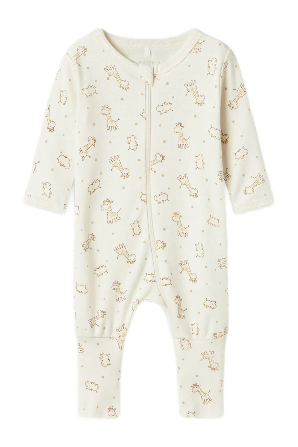 NAME IT pyjama NBNNIGHTSUIT- set van 2 zand/ecru