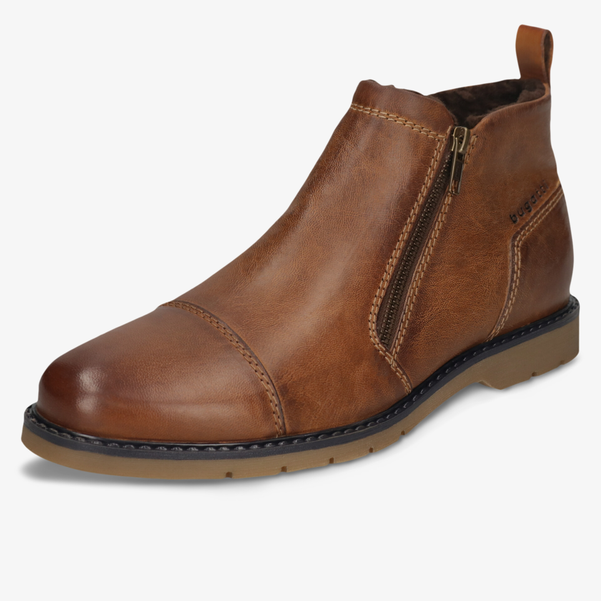 bugatti Herren Stiefel cognac