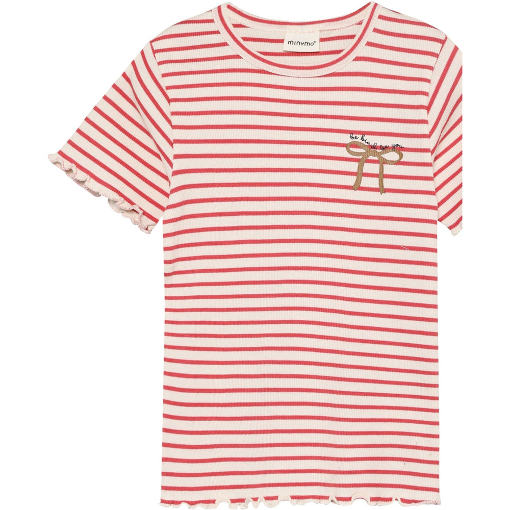 Køb Minymo Spiced Coral T-Shirt Ss Rib