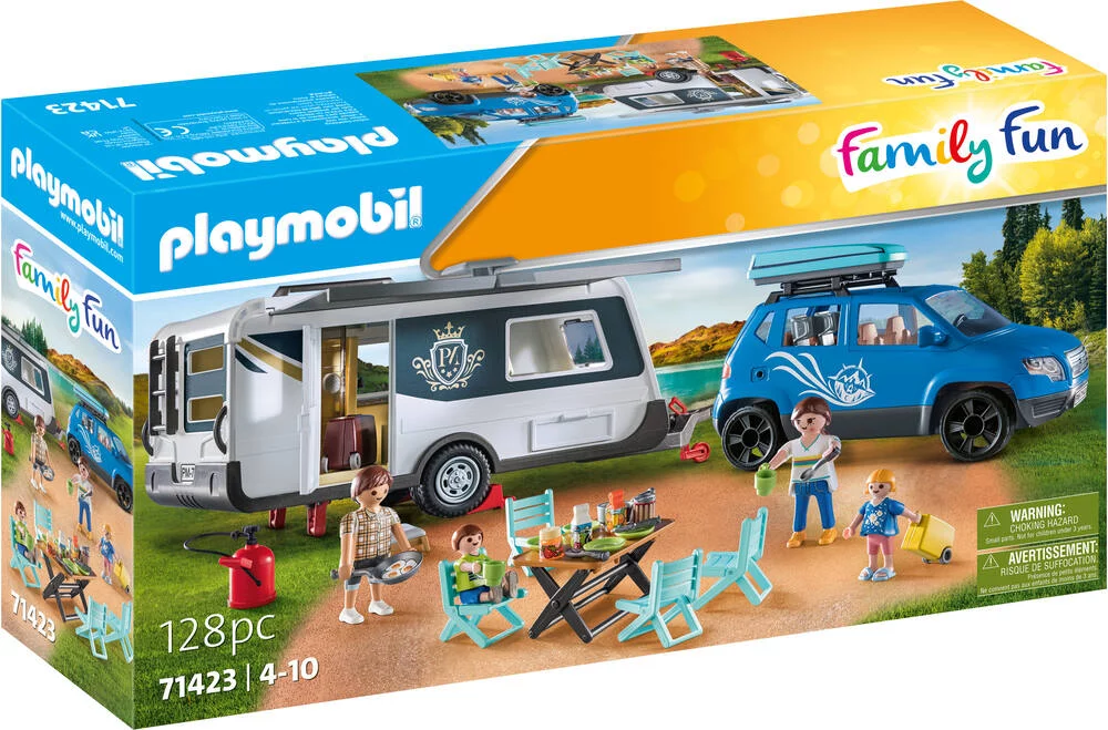 FAMILLE AVEC VOITURE ET CARAVANE 71423