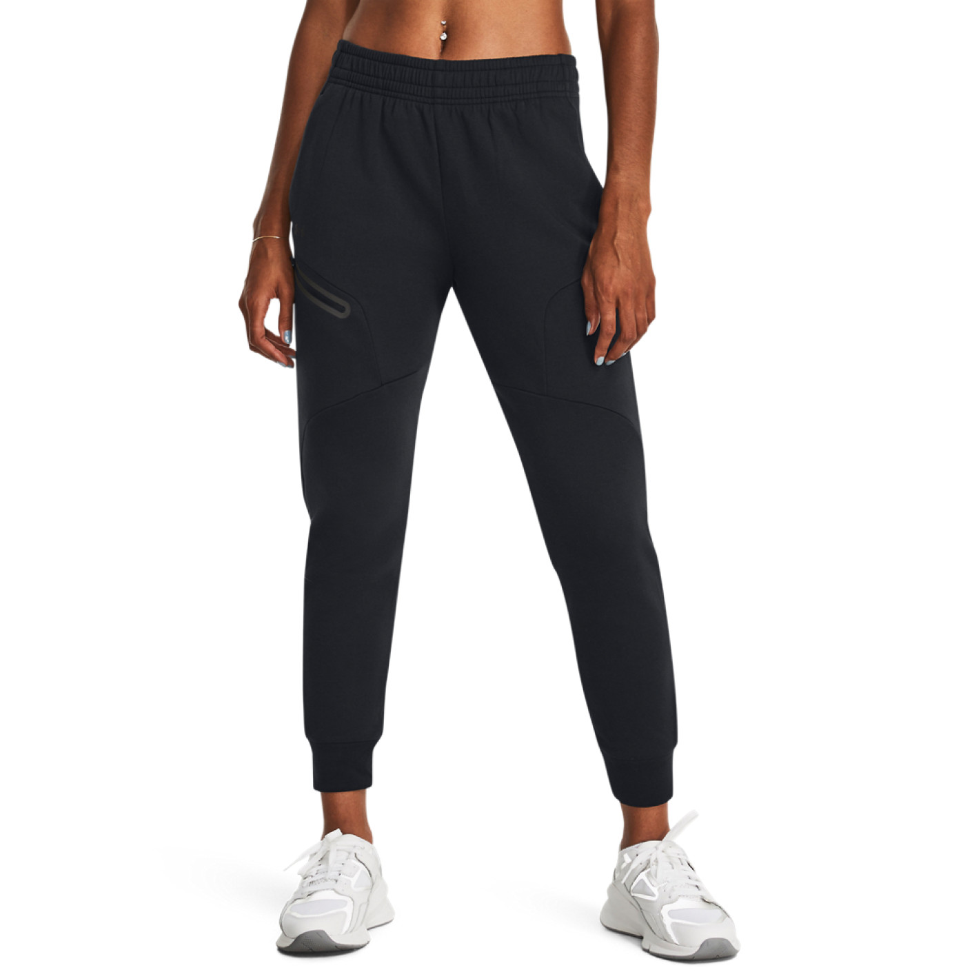 Under Armour Unstoppable Fleece Joggingbroek Dames Zwart