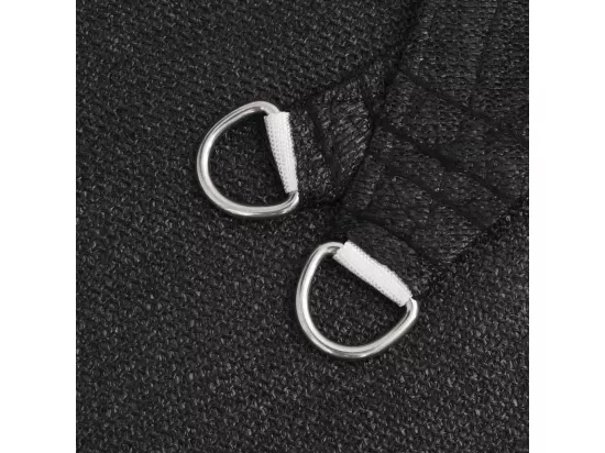 Voile d'ombrage 160 g/m² Noir 2x3 m PEHD