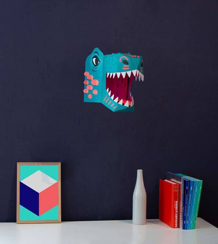 Masque 3D dinosaure Rex Omy