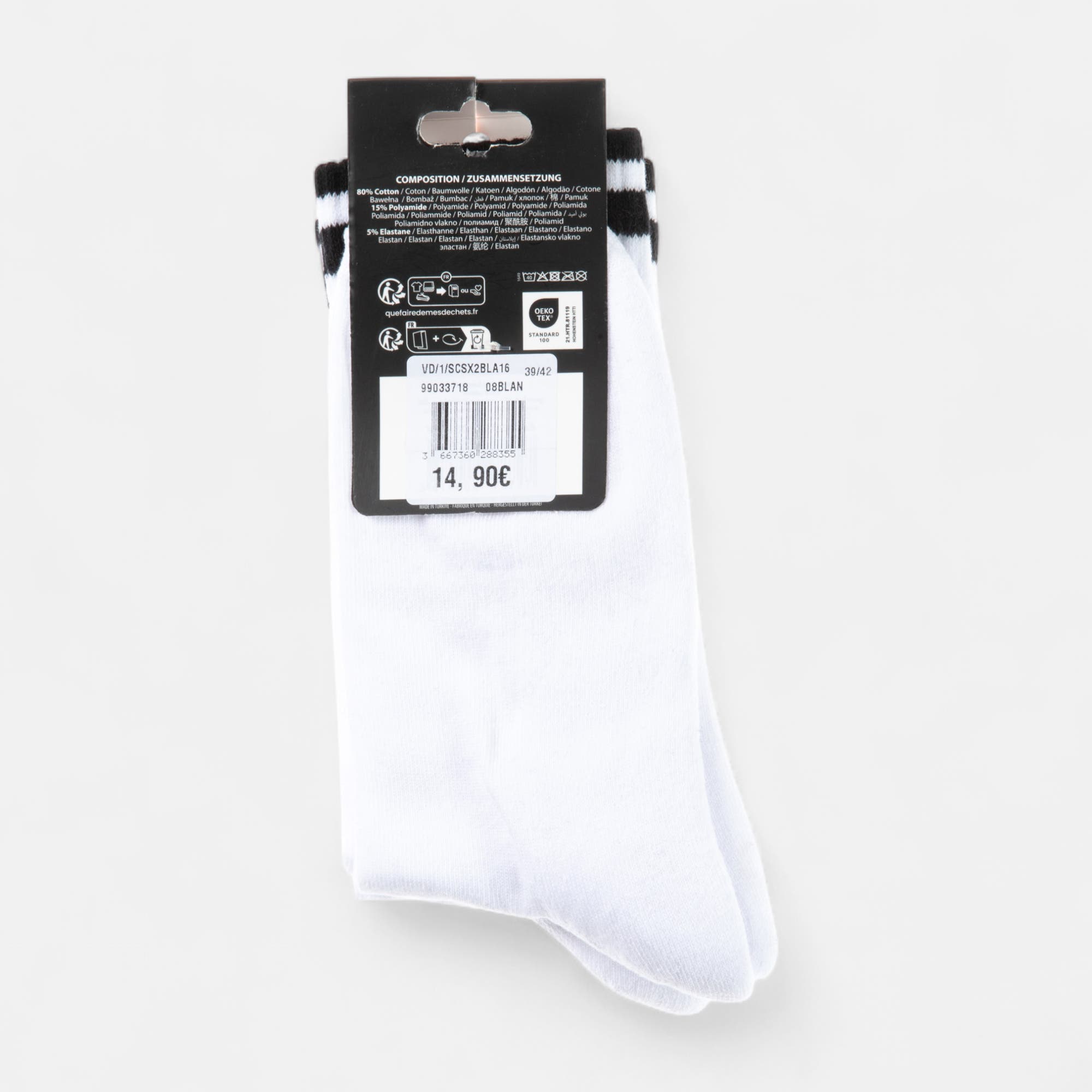 Chaussettes Homme blanc