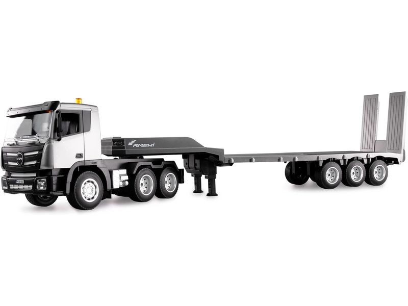 Amewi Lastwagen G836E RTR, 1:24 Zugmaschine mit Tieflader im Massstab 1:24