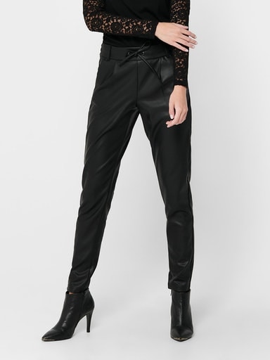 ONLY Lederimitathose »ONLPOPTRASH EASY COATED PANT PNT NOOS«