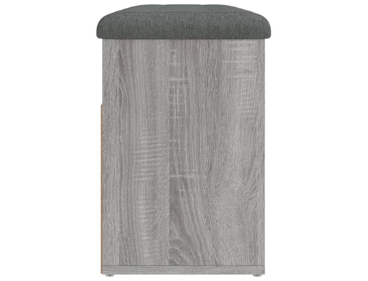 VIDAXL - Banc à chaussures sonoma gris 82x32x45,5 cm bois d'ingénieri...
