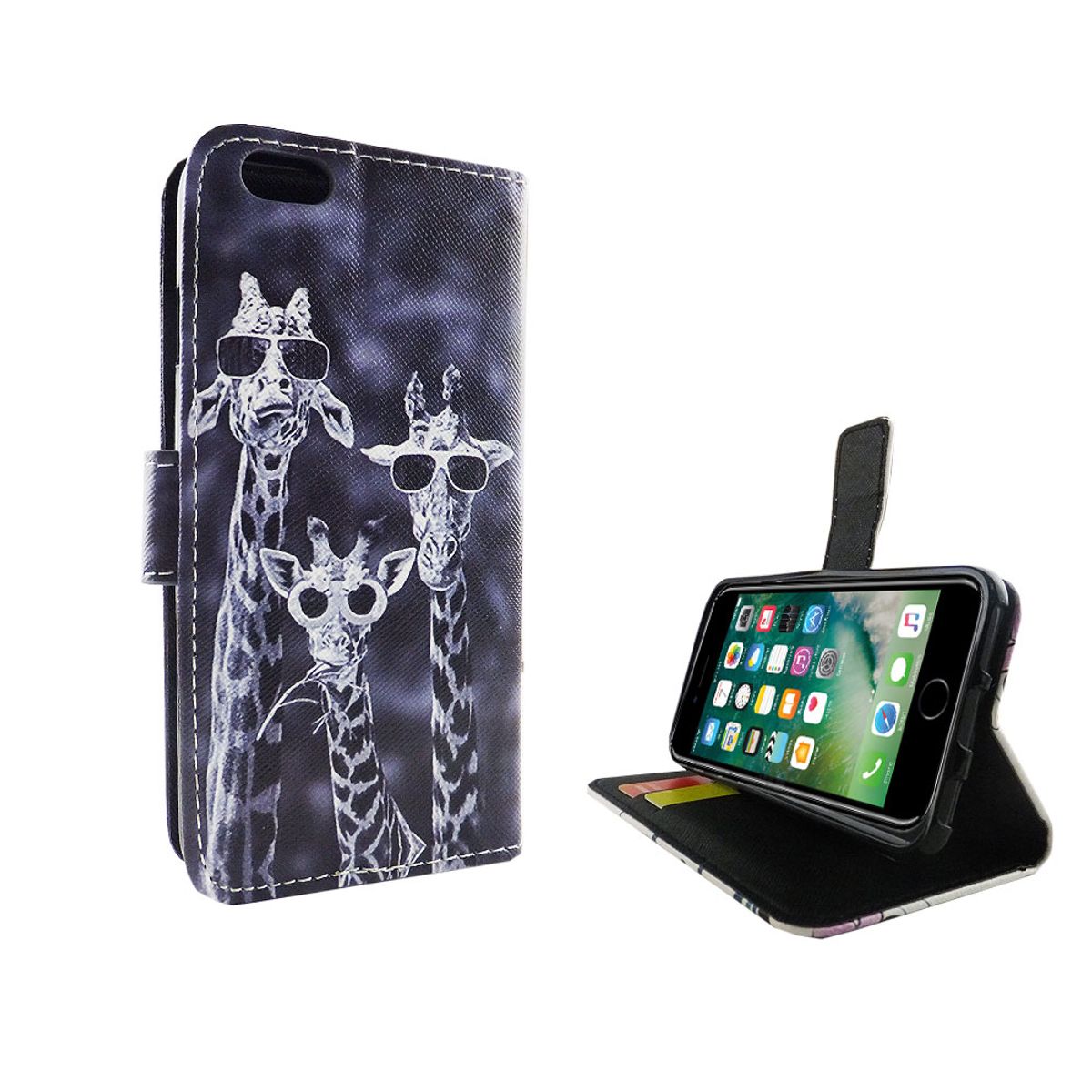 Hülle Handy Schutz für Apple iPhone 6 / 6s Case Cover Tasche Wallet Etui Bumper