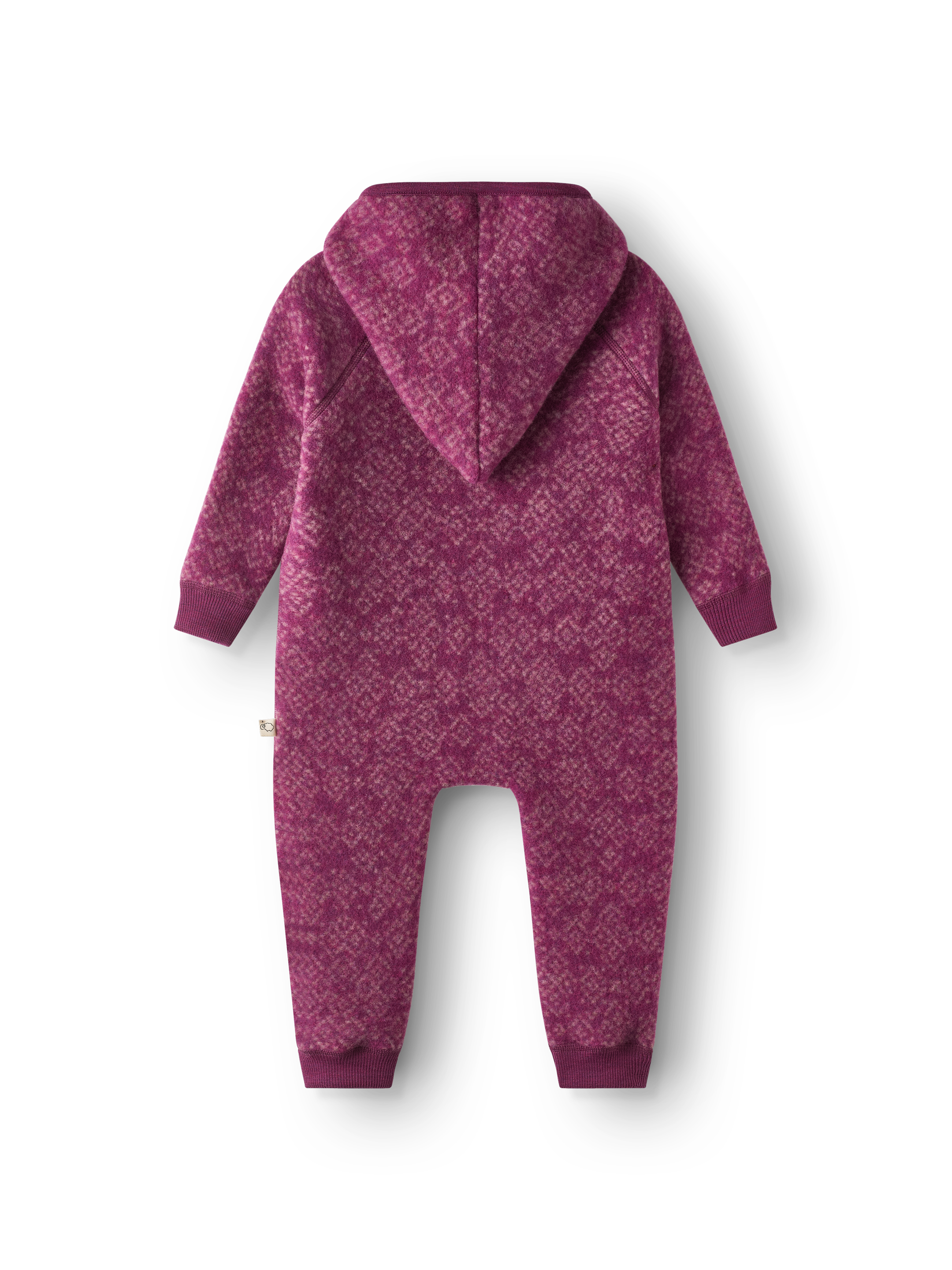 Fleecepak van merinwol voor baby's in Vlierbes